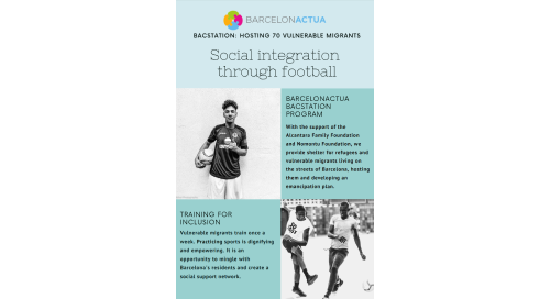 Social integration through football cover