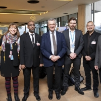Civil Society participants and the High Commissioner at the Global Refugee Forum in 2019