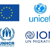 EU unicef UNHCR IOM logos