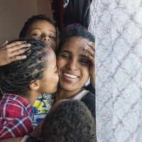 Family reunited after kids who crossed desert were captured in Libya