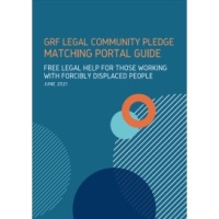 GRF legal community pledge matching portal guide cover