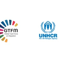 GTFM and UNHCR logos