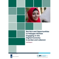 Barriers and Opportunities to Refugee Women Engaging in the Digital Economy in Jordan and Lebanon cover