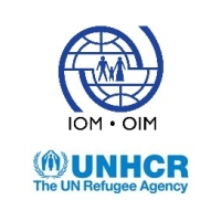 IOM and UNHCR logos