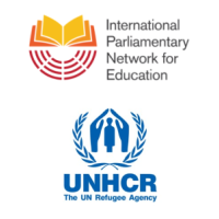 IPNE and UNHCR logos