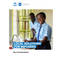 Local solutions for refugees - key considerations cover