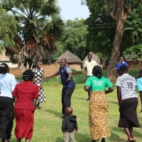 ECD Caregivers undergoing a Basic Early Childhood Training for  non-licensed Caregivers from the refugee ECD Centers