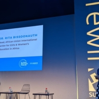 Dr Rita Bissoonauth presenting at RewirEd