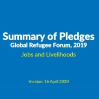 Summary of Pledges Global Refugee Forum 2019 Jobs and Livelihoods April 2020 cover