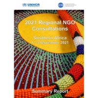 UNHCR ICVA - NGO Consultations Southern Africa 2021 - Summary Report and Action Plan cover
