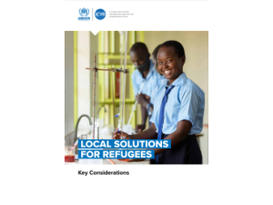 Local solutions for refugees - key considerations cover