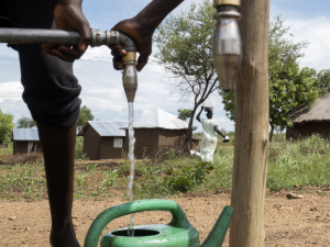 Solar powered water system in Uganda