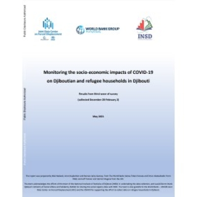 Monitoring the Socio-Economic Impacts of COVID-19 on Djiboutian and Refugee Households in Djibouti front cover