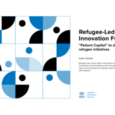 Refugee-Led Innovation Fund: "Patient Capital" to develop refugee initiatives cover
