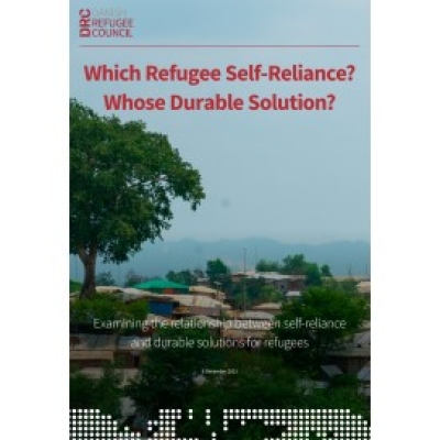 Which Refugee Self-Reliance Whose Durable Solution cover