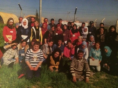 Group of people posing for the camera