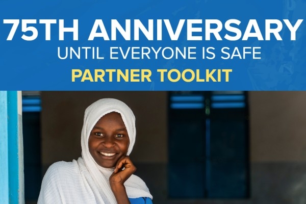 A screenshot of the first slide showing the title of the toolkit and a photo of a woman looking out a window and smiling