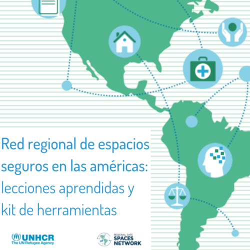 Map of Latin America promoting the project.