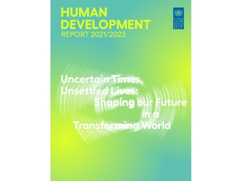 Human development report 2021/2022 cover