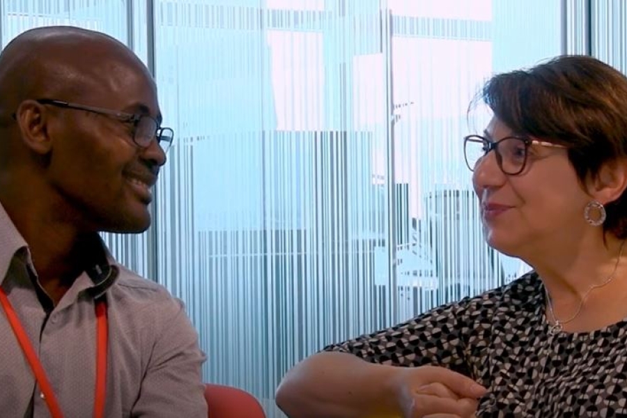 Kodiko Promoting employee-refugee co-mentoring programs_pic from video.JPG